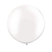 Balon Jumbo alb diametrul 90 cm pentru petreceri, nunti, botezuri