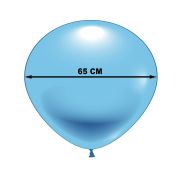 Balon jumbo bleu 60 cm