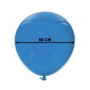 Balon Jumbo bleu 80 cm