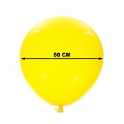 Balon Jumbo galben deschis 80 cm
