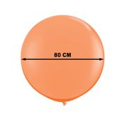 Balon Jumbo portocaliu diametrul 80 cm