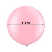 Balon Jumbo roz diametru 110 cm pentru petreceri, nunti, botezuri