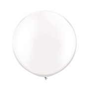 Balon mini jumbo alb diametrul 60 cm pentru petreceri, nunti, botezuri