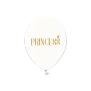 10 baloane transparente Princess 30 cm