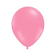 100 Baloane metalice roz neon - 20 cm