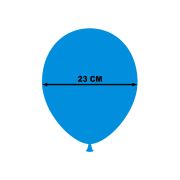 20 baloane bleu 23 cm