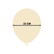20 baloane crem 23 cm