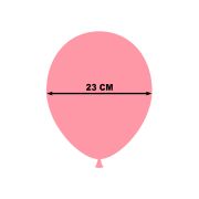 20 baloane roz deschis 23 cm