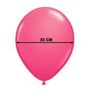 6 baloane roz latex Minnie Mouse 30 cm