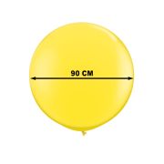 Balon Jumbo galben 90 cm pentru petreceri, nunti, botezuri