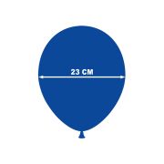 10 baloane albastre latex 23 cm