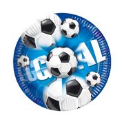 10 farfurii Fotbal Party Goal - 20 cm