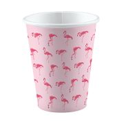 8 Pahare flamingo - 250 ml