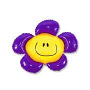 Balon folie urias floare mov 60 cm