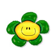 Balon folie urias floare verde 60 cm
