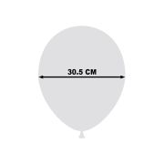 20 baloane transparente cu confetti roz gold