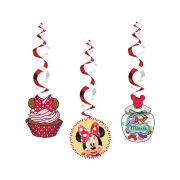3 spirale decorative Minnie Mouse