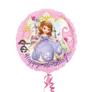 Balon folie metalizata Sofia the First Happy Birthday 43 cm