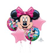 Buchet baloane folie Minnie Mouse Birthday