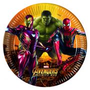 8 farfurii Avengers Infinity - 23 cm