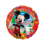 Balon folie metalizata Mickey Clubhouse Happy Birthday 43 cm