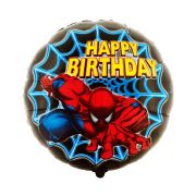 Balon folie metalizata Spiderman Happy Birthday 43 cm