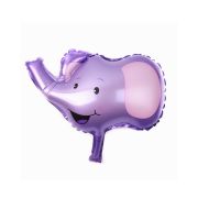 Balon mini folie figurina cap elefant