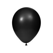 100 baloane negre metalizate Gemar - 26 cm