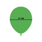 20 baloane verde metalic - 27 cm