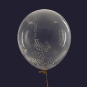 5 baloane latex transparent cu bilute