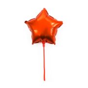 Balon folie stea rosie - 23 cm