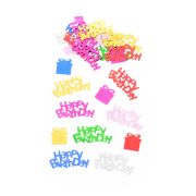 Confetti metalice Happy Birthday