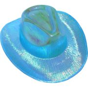 Palarie bleu lucioasa, disco