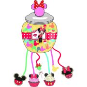 Pinata Minnie Mouse Cafe cu panglici colorate (20cm x 30cm)