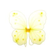 Aripi de fluture galben cu bagheta si cordeluta