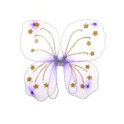 Aripi de fluture mov cu sclipici si accesorii