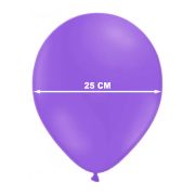 Baloane latex mov 25 cm - 100 buc.