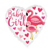 Balon inima Baby Girl 43 cm