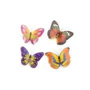 Stickere fluturi colorati 3D
