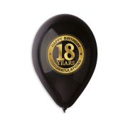 5 baloane aniversare 18 ani - 30 cm