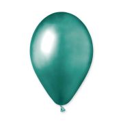 50 baloane chrome verzi Gemar - 33 cm