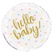 Balon folie Hello baby - 45 cm