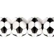 Ghirlanda minge de fotbal din hartie - 3.25 m