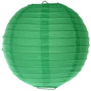 Lampion rotund verde 25 cm