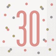 16 șervețele 30 ani
