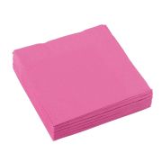 20 servetele roz inchis - 25 x 25 cm