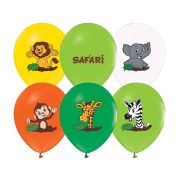 5 baloane Safari - 30 cm