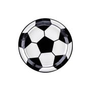 6 farfurii fotbal - 18 cm