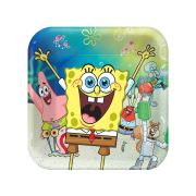 8 farfurii Sponge Bob - 23 cm