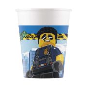 8 pahare Lego City - 200 ml